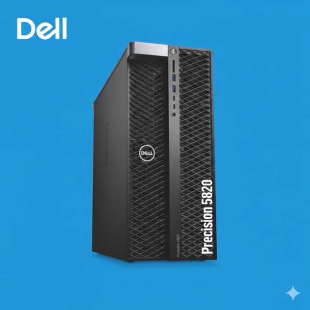 Dell Workstation Tower Precision 5820 Xeon W-2123 3.6 Ghz 32GB SSD